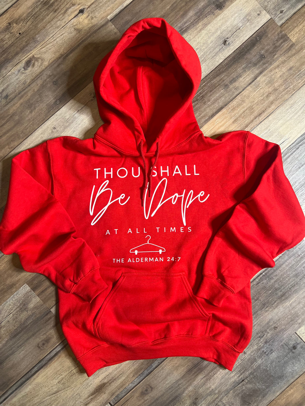 Thou Shall “Be Dope” Limited Edition Red Hoodie